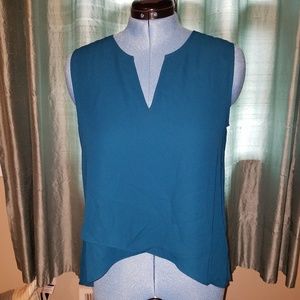Alfani Polyester High Low sleeveless blouse.